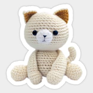 Crochet Cat Baby Toy Sticker